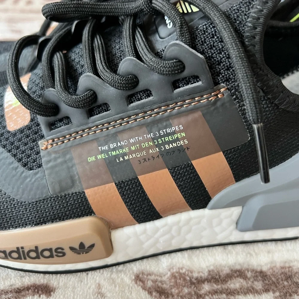 Adidas NMD Black and Brown Sneakers - Picture 6 of 11